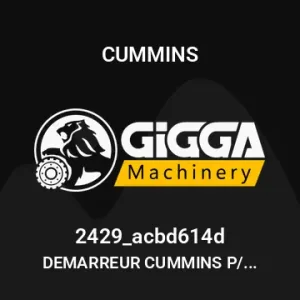 DEMARREUR CUMMINS P/N 5363431 35MT 24V CW