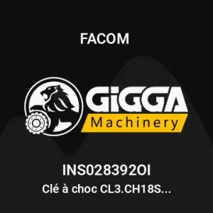 Clé à choc CL3.CH18SD en remplacement de la CL2.C1913 (Obsolète).