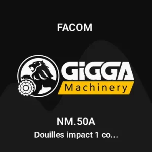 Douilles impact 1 courtes 6 pans en mm