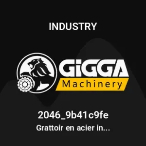 Grattoir en acier inoxydable de 120mm