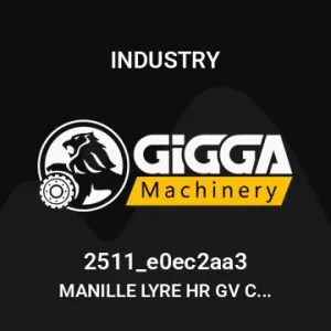 MANILLE LYRE HR GV CMU 1500 KG AXE A OEIL 7/16 -  COEF.1/6
