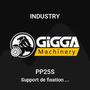 Support de fixation prêt à souder pour P25 sur silo avec visserie