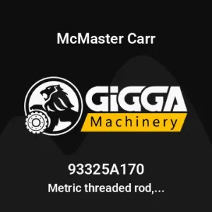 Metric threaded rod, M6 x 1mm, 1 mtr Lg