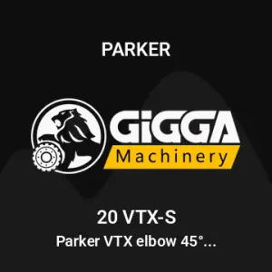 Parker VTX elbow 45° 1'' 1/4